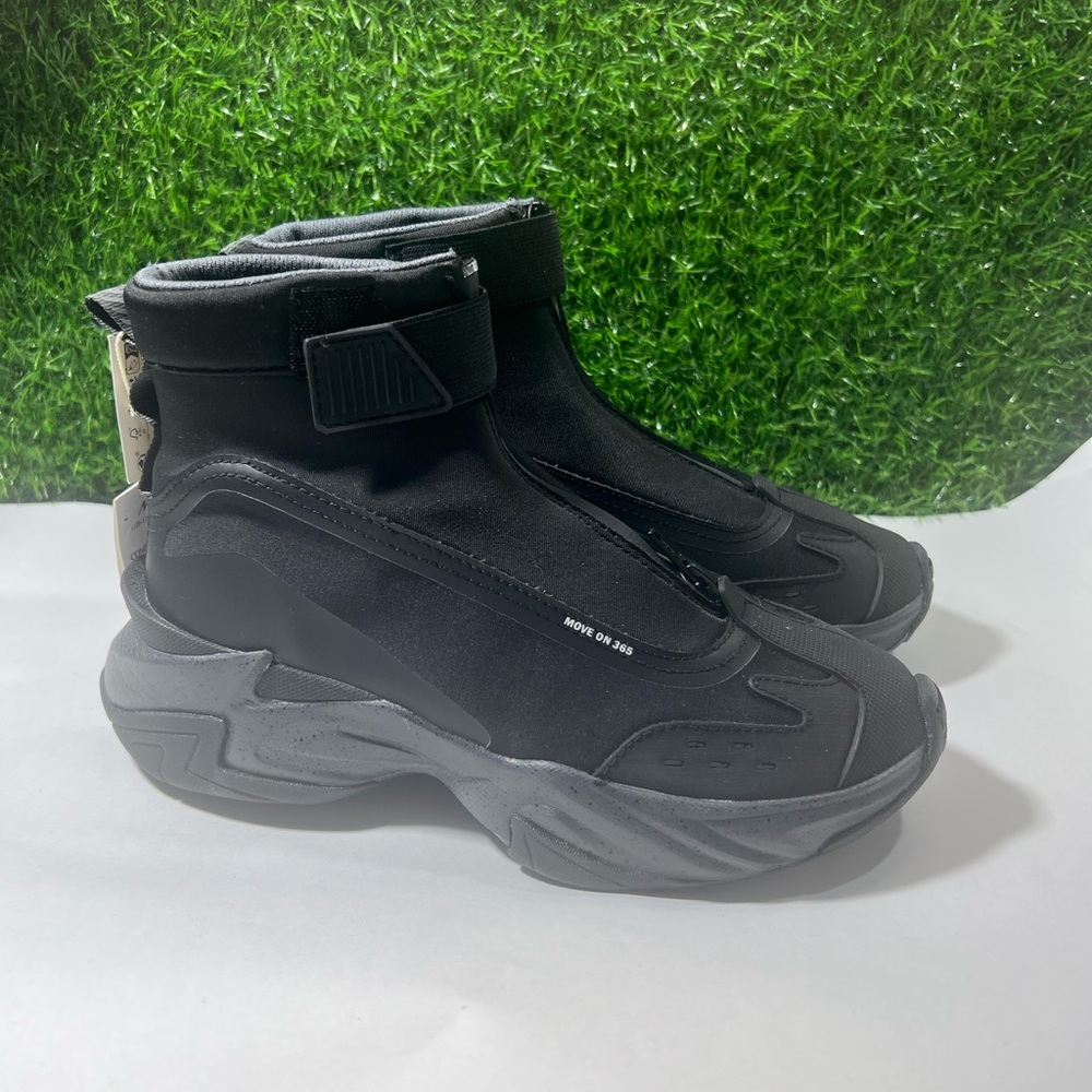 ZARA Kids | Black | TECHNICAL HIGH-TOP SNEAKERS Size 35 USA  Size 3